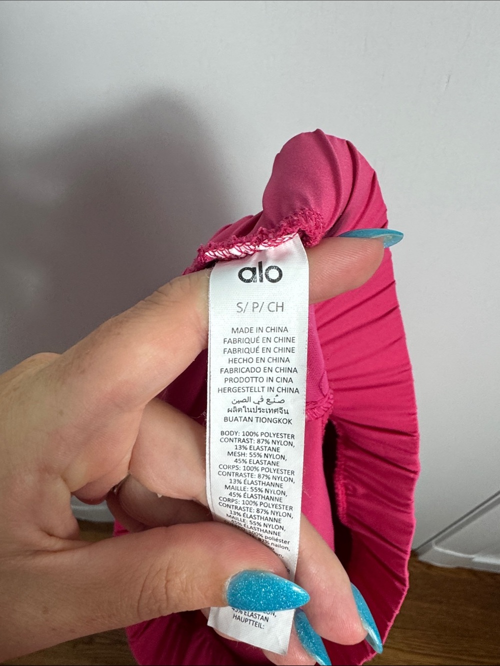 Alo Yoga Pink Shorts Size Small - Picture 6 of 8